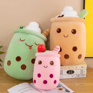 Boba gosedjur som mjuk bubbeltekopp och kramkudde, kawaii-present till barn 12 Boba gosedjur som mjuk bubbeltekopp och kramkudde, kawaii-present till barn