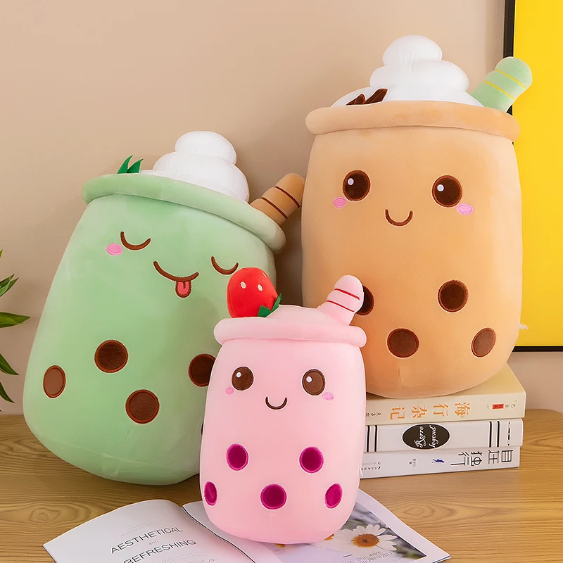 Boba gosedjur som mjuk bubbeltekopp och kramkudde, kawaii-present till barn 4 Boba gosedjur som mjuk bubbeltekopp och kramkudde, kawaii-present till barn - Bild 4