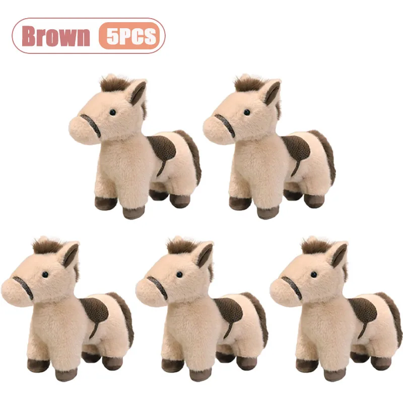 1/3/5-pack mjuka ponnyleksaker med söt design för hästens år, gåva och sovrumsdekor 8 1/3/5-pack mjuka ponnyleksaker med söt design för hästens år, gåva och sovrumsdekor - Bild 8
