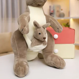 Känguru mother gosedjur med mamma och unge i fickan – mjukisdjur 25 cm 9 Känguru mother gosedjur med mamma och unge i fickan – mjukisdjur 25 cm