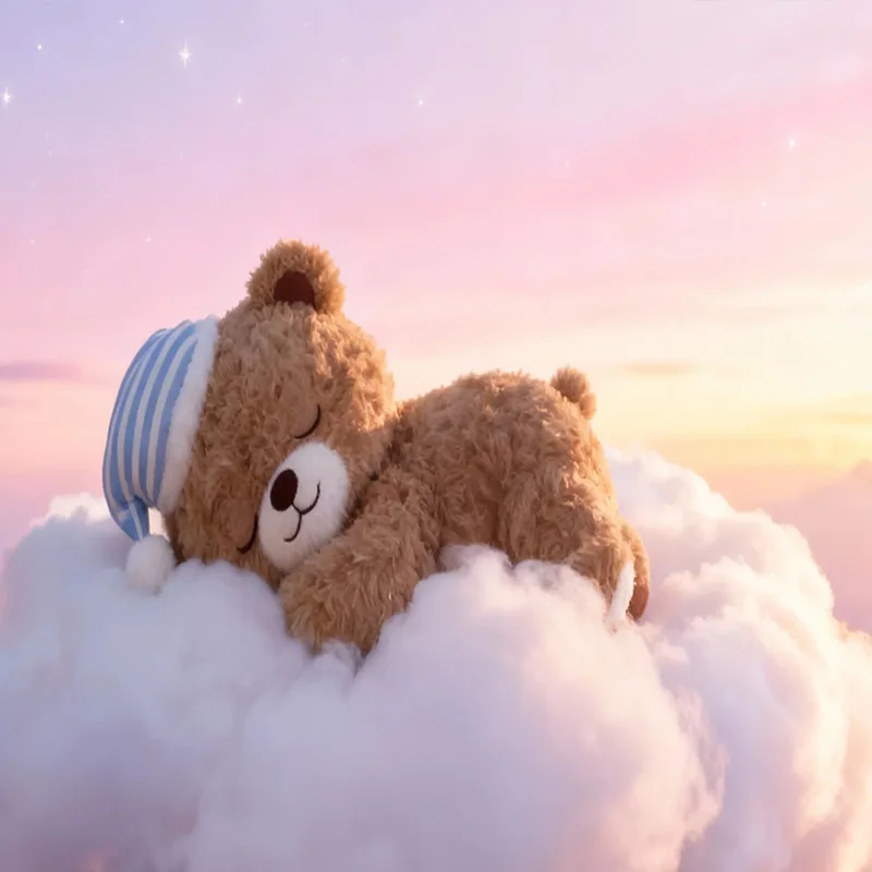 Kawaii björn gosedjur med godnattmotiv, mjuk nalle som födelsedagspresent, 25–35 cm 6 Kawaii björn gosedjur med godnattmotiv, mjuk nalle som födelsedagspresent, 25–35 cm - Bild 6
