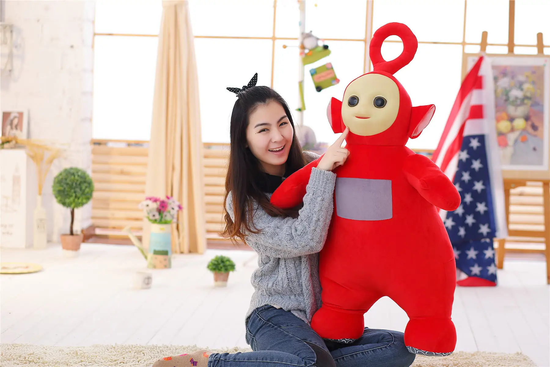 Flera figurvarianter av Teletubbies som gosedjur med kreativ och söt tecknad stil 7 Flera figurvarianter av Teletubbies som gosedjur med kreativ och söt tecknad stil - Bild 7