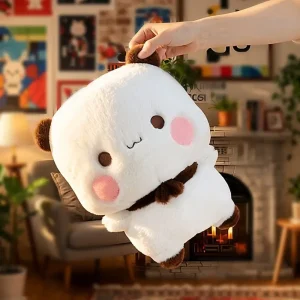 Alternative view of Panda gosedjur med Bubu, Yier och Dudu i söt anime-stil, 35 cm, födelsedagspresent