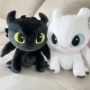 Drake gosedjur i form av mjuk drakekudde med Toothless, Light Fury och Night Fury 17 Drake gosedjur i form av mjuk drakekudde med Toothless, Light Fury och Night Fury