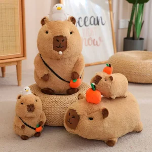 Dinosaurie gosedjur med capybara i cosplaydräkt, bröd-, enhörnings- och fågelmotiv 8 Dinosaurie gosedjur med capybara i cosplaydräkt, bröd-, enhörnings- och fågelmotiv