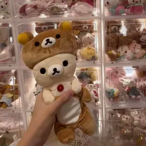 Rilakkuma björn gosedjur i vitt och kawaii-stil för rumsdekoration och födelsedagspresent 17 Rilakkuma björn gosedjur i vitt och kawaii-stil för rumsdekoration och födelsedagspresent