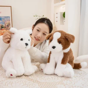 Hund gosedjur i livlik och lurvig design, West Highland, Golden Retriever, Husky, Labrador eller Border Collie, 40–55 cm, present till barn 13 Hund gosedjur i livlik och lurvig design, West Highland, Golden Retriever, Husky, Labrador eller Border Collie, 40–55 cm, present till barn