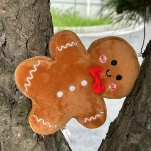 Gingerbread man som nyckelring, söt och Chocolate cookie design, 17 cm