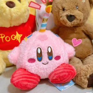Rosa Kirbydekoration, Candle-themed, söt, Girly, Anime-style, Desktop ornament