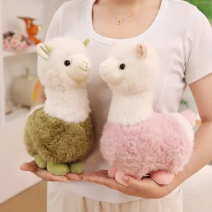 Alpaca gosedjur som mjuk kramkudde, soffkudde i kawaii-stil, plyschkudde, 30 cm
