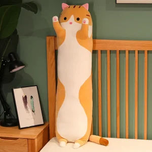 Alternative view of Katt gosedjur i form av lång Shiba Inu-hund, mjuk kudde med Corgi och Chai, 50–150 cm