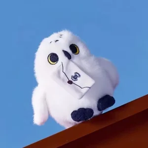 Hedwig uggla gosedjur, mjuk snöuggla utformad som axelprydnad med lekfull design 7 Hedwig uggla gosedjur, mjuk snöuggla utformad som axelprydnad med lekfull design