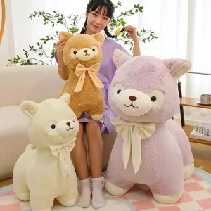 Stående, fluffiga gosedjur i flera figurvarianter med tecknad design, 25–33 cm 10 Stående, fluffiga gosedjur i flera figurvarianter med tecknad design, 25–33 cm