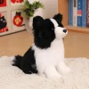 Hund gosedjur, verklighetstrogen och Smart, border collie simulerad naturtrogen