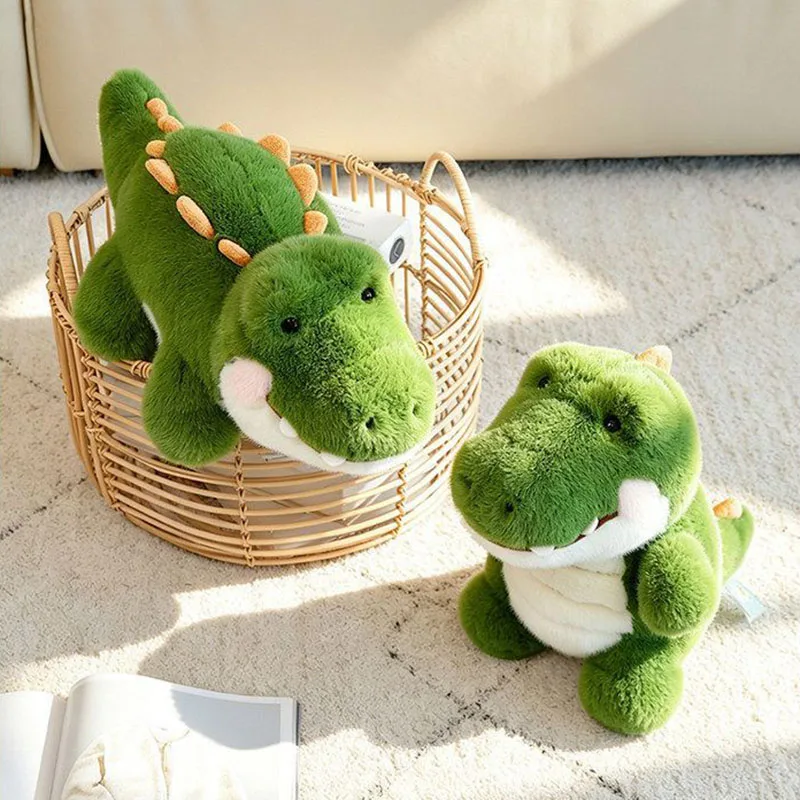 Krokodil gosedjur som fluffig kudde i grön kawaii-stil med sött uttryck, 25–48 cm 3 Krokodil gosedjur som fluffig kudde i grön kawaii-stil med sött uttryck, 25–48 cm - Bild 3