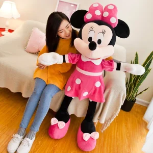 Alternative view of Mus gosedjur med Mickey Mouse och Minnie Mouse i kawaii- och animestil, 35–50 cm