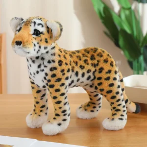 Lejon och tiger gosedjur med realistisk vilddjursdesign och mjuk känsla, 38–48 cm