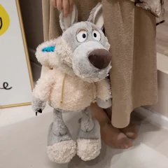 Får gosedjur, Wolf in får’s clothing och Adorable, sött varg fårakläder mjuk