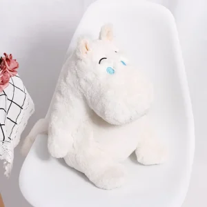 Anka gosedjur som ankakudde, söt och tecknad style, moominsfigur sittande stil, 25 cm