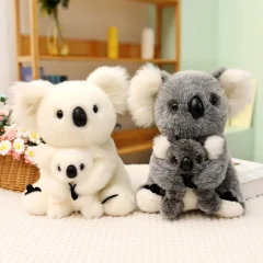 Koala gosedjur som björnkudde, Furry och mjuk, björn lurvig lovely