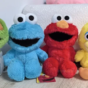 Klassiskt Sesame Street Big Bird gosedjur med Elmo, Cookie Monster och Oscar, 20 cm 11 Klassiskt Sesame Street Big Bird gosedjur med Elmo, Cookie Monster och Oscar, 20 cm