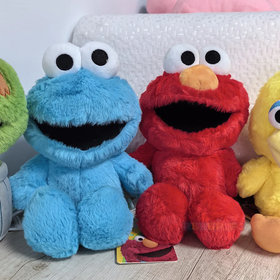 Klassiskt Sesame Street Big Bird gosedjur med Elmo, Cookie Monster och Oscar, 20 cm 3 Klassiskt Sesame Street Big Bird gosedjur med Elmo, Cookie Monster och Oscar, 20 cm - Bild 3