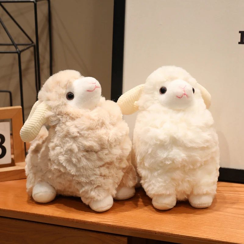 goat gosedjur i kawaii-stil med tecknad design, mjuk sovkompis och julklapp för barn 3 goat gosedjur i kawaii-stil med tecknad design, mjuk sovkompis och julklapp för barn - Bild 3