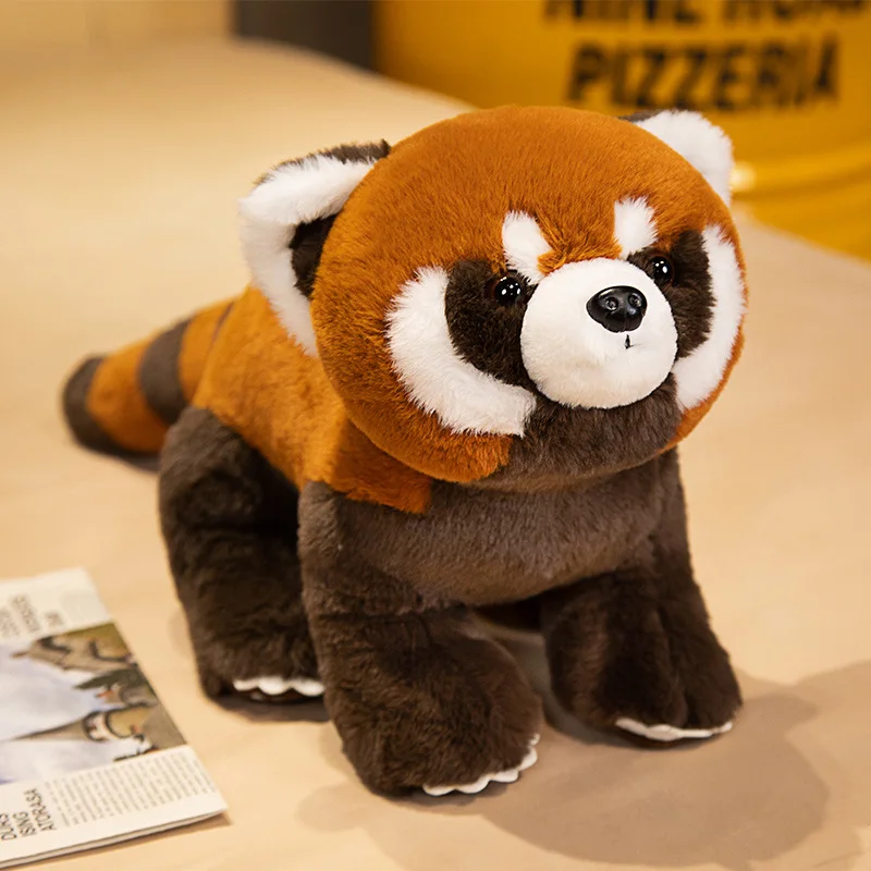 Naturtroget panda gosedjur i form av röd panda och tvättbjörn, söt present för barn 8 Naturtroget panda gosedjur i form av röd panda och tvättbjörn, söt present för barn - Bild 8