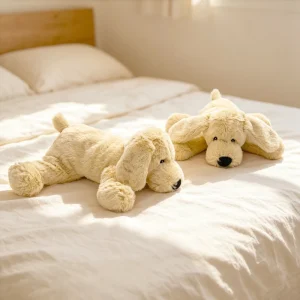 Hund gosedjur, Simulated hund design och Adorable, golden retriever gullig kawaii