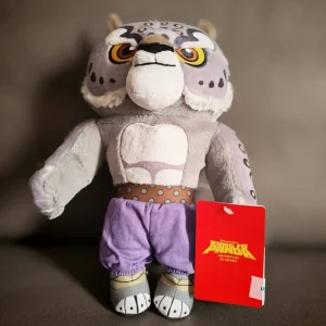 Universal Studios officiellt panda gosedjur med Tai Lung, snöleoparden från Kung Fu Panda