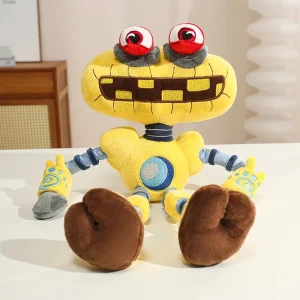 Wubbox mjuk robotmonsterfigur från My Singing Monsters för sovrum och skrivbord