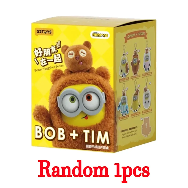 Minions Bob och Tim, söta nyckelringsfigurer i Better Toggther-serien med flera stilar 8 Minions Bob och Tim, söta nyckelringsfigurer i Better Toggther-serien med flera stilar - Bild 8