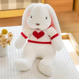 Kawaii kanin gosedjur med långa öron, sovande tecknad kramkudde som födelsedagspresent 31 Kawaii kanin gosedjur med långa öron, sovande tecknad kramkudde som födelsedagspresent