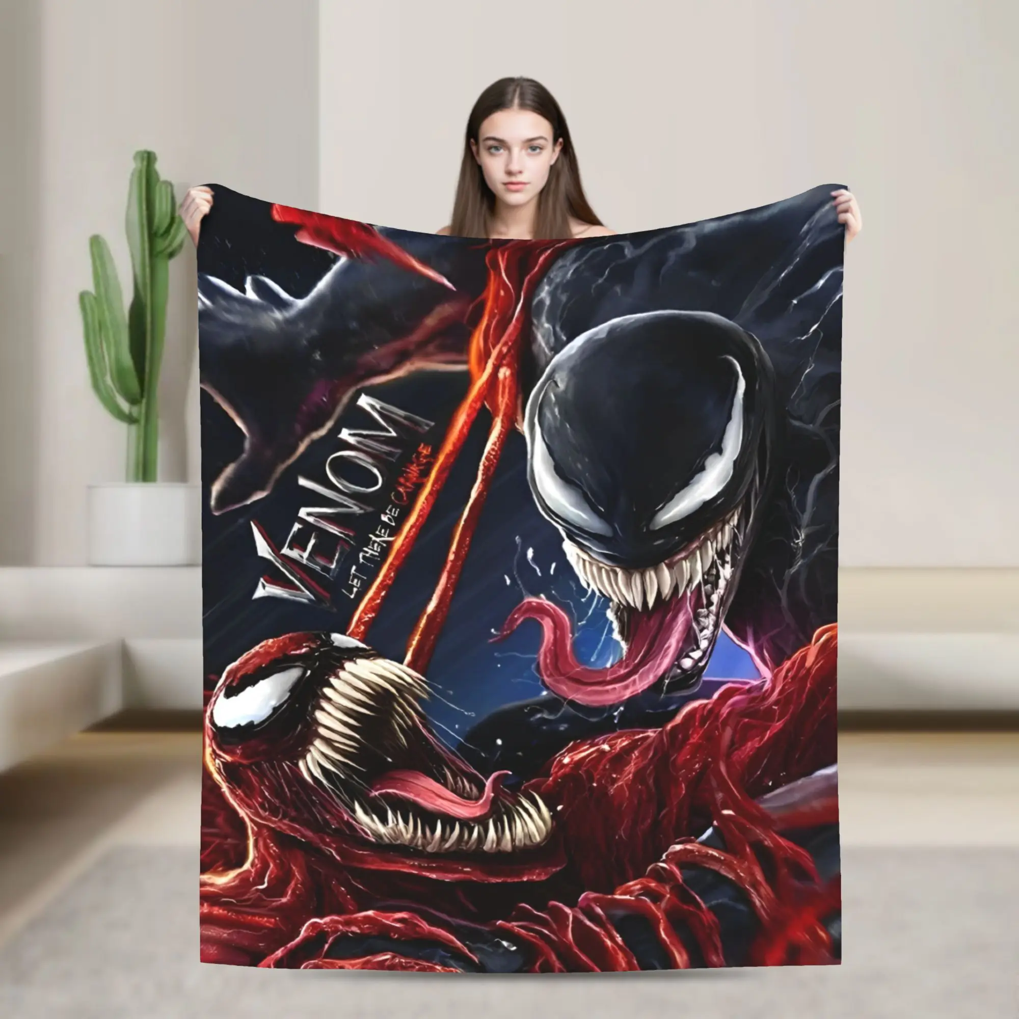 Varm och mjuk Venom-pläd i streetinspirerad stil, även som sängöverkast, 102–204 cm 12 Varm och mjuk Venom-pläd i streetinspirerad stil, även som sängöverkast, 102–204 cm - Bild 12