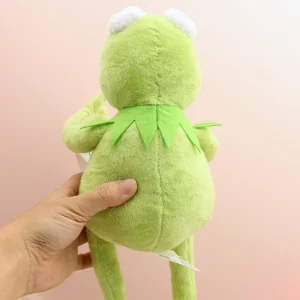 Groda gosedjur med Kermit-design, böjbara lemmar och söt tecknad kawaii-stil