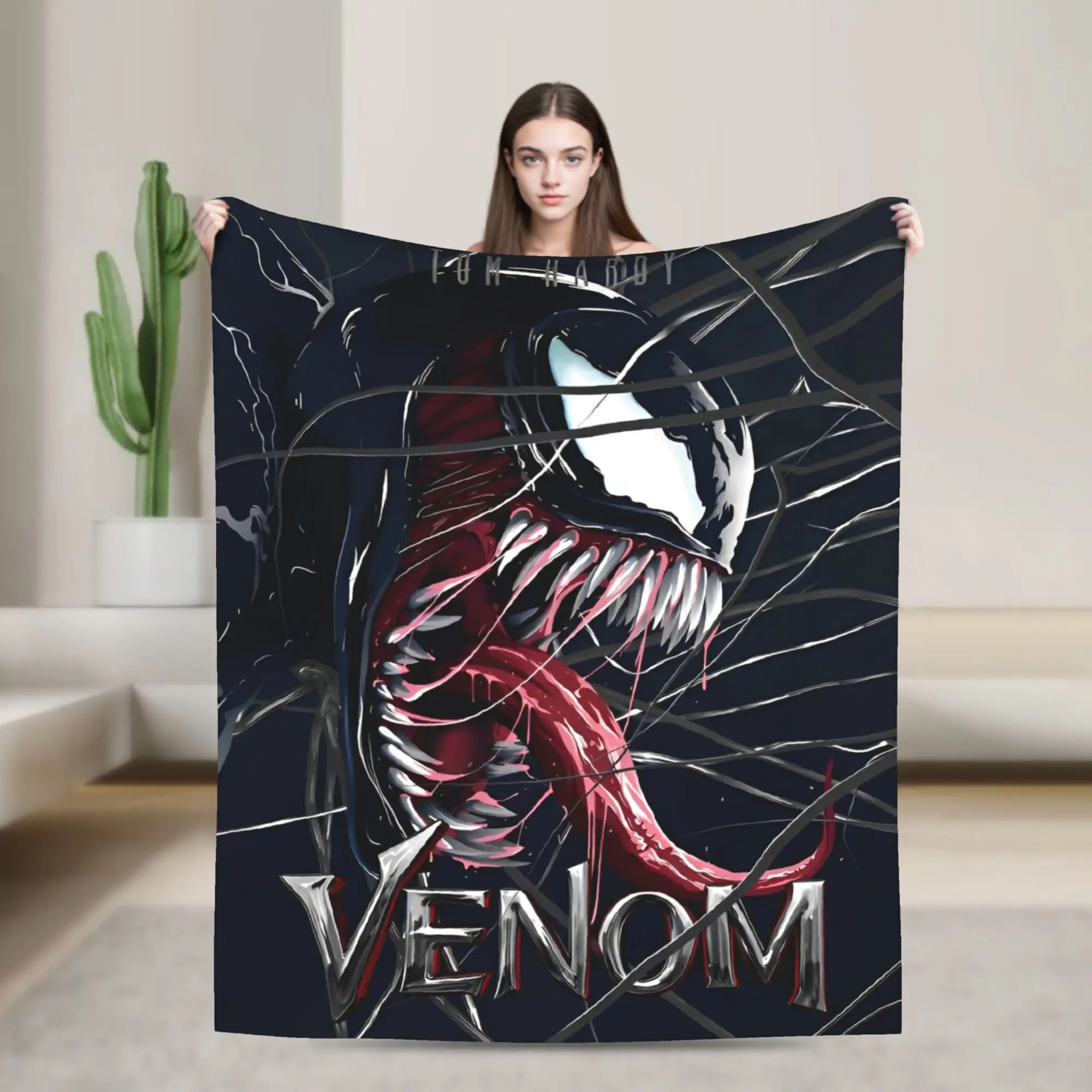 Varm och mjuk Venom-pläd i streetinspirerad stil, även som sängöverkast, 102–204 cm 9 Varm och mjuk Venom-pläd i streetinspirerad stil, även som sängöverkast, 102–204 cm - Bild 9