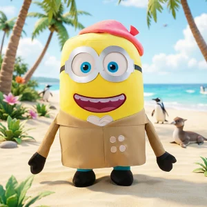 Minions gosedjur, söt mjuk figur i gult för barn och fans, som present och soffdekoration 14 Minions gosedjur, söt mjuk figur i gult för barn och fans, som present och soffdekoration
