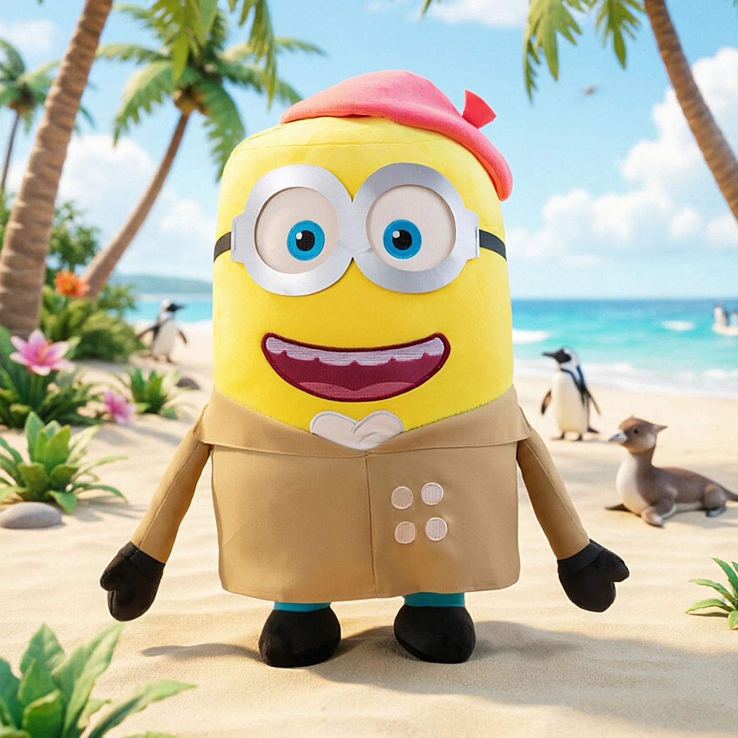 Minions gosedjur, söt mjuk figur i gult för barn och fans, som present och soffdekoration 7 Minions gosedjur, söt mjuk figur i gult för barn och fans, som present och soffdekoration - Bild 7