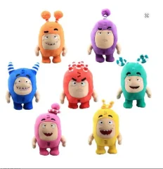 Söta, mjuka Oddbods-gosedjur med tecknad stil och flera figurvarianter, 18–24 cm