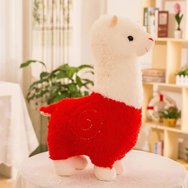 Får gosedjur, mjuk och red, alpaca alpackastil charmig liten, 25 cm 5 Får gosedjur, mjuk och red, alpaca alpackastil charmig liten, 25 cm - Bild 5