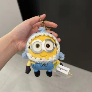 Potdemiel Minions Bob-docka med stråhatt, tecknad samlarfigur som present 27 Potdemiel Minions Bob-docka med stråhatt, tecknad samlarfigur som present