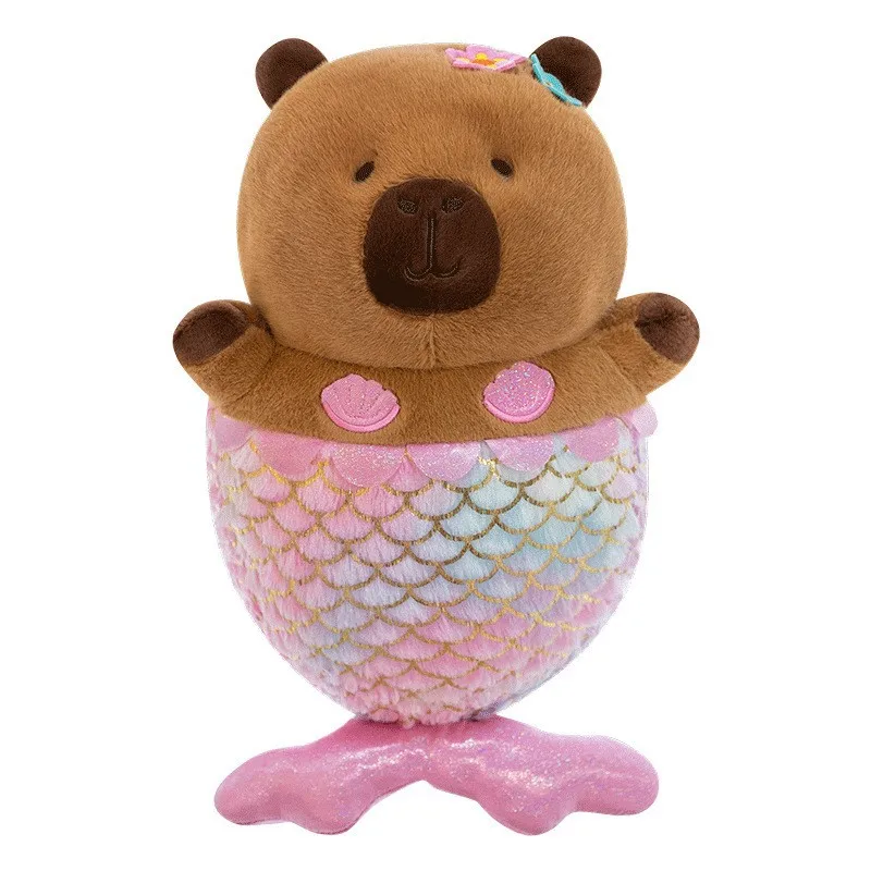 35 cm sjöjungfrukapybara som mjuk figur för sömn, dekoration och födelsedagspresent 7 35 cm sjöjungfrukapybara som mjuk figur för sömn, dekoration och födelsedagspresent - Bild 7