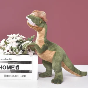 Jurassic Park Dilophosaurus dinosaurie gosedjur med dubbla nackkragar, mjuk presentfigur 15 Jurassic Park Dilophosaurus dinosaurie gosedjur med dubbla nackkragar, mjuk presentfigur