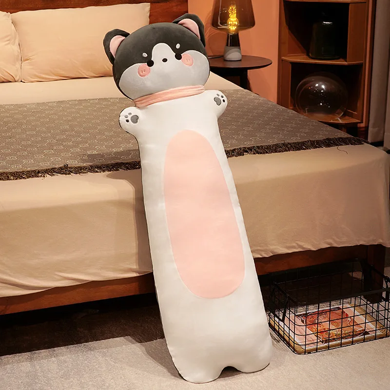 Katt gosedjur som lång kudde i söt design, räv, apa, kanin eller husky, 110–130 cm 8 Katt gosedjur som lång kudde i söt design, räv, apa, kanin eller husky, 110–130 cm - Bild 8