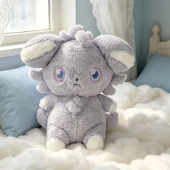 Pokémon Espurr som katt gosedjur, mjuk figur för barn och present till fans