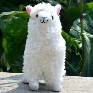 Alpaca gosedjur, söt och mjuk, design olika färgval välja, 23 cm