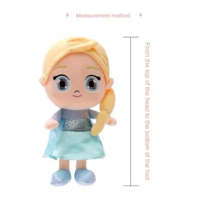 Disney-karaktärer gosedjur från Frozen i kawaii anime- och prinsessstil, 30–40 cm