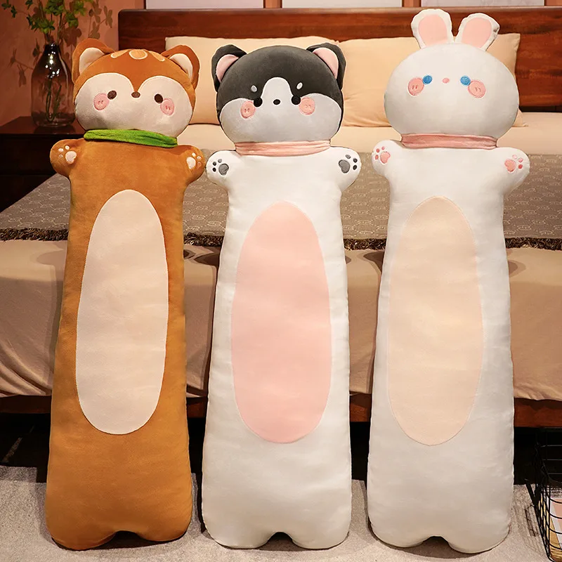 Katt gosedjur som lång kudde i söt design, räv, apa, kanin eller husky, 110–130 cm 5 Katt gosedjur som lång kudde i söt design, räv, apa, kanin eller husky, 110–130 cm - Bild 5