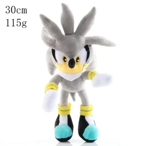 Sonic the Hedgehog gosedjur som actionfigur och nyckelring, mjuk modell, 28 cm 22 Sonic the Hedgehog gosedjur som actionfigur och nyckelring, mjuk modell, 28 cm