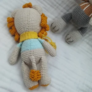 Lejon och elefant gosedjur, Amigurumi och kawaii, handgjord stickad stil handmade 35 Lejon och elefant gosedjur, Amigurumi och kawaii, handgjord stickad stil handmade
